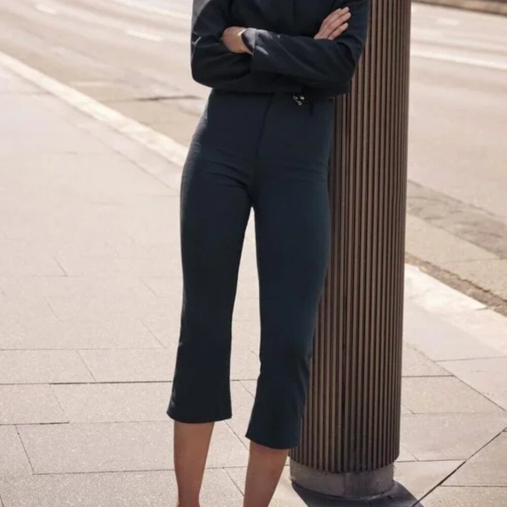 Zara Navy Capri pants